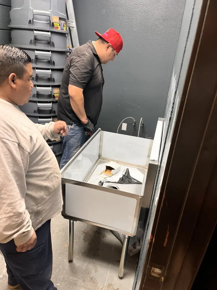 Commercial plumbing and sink installation in Cresaptown