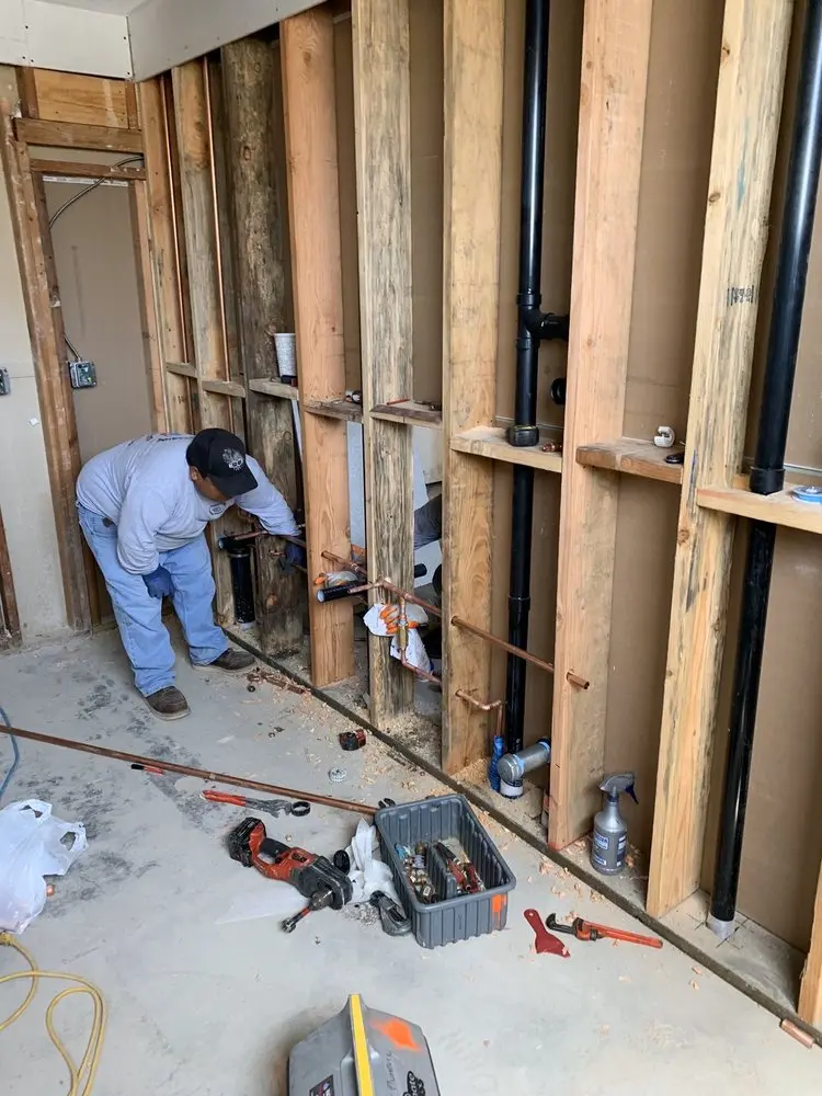 Commercial rough-in plumbing for Gas Line Repair in Cresaptown